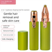 2-in-1 Electric Hair Removal USB Women's Trimmer Eyebrow Shaping Tool Portable Grooming_voghion.com