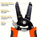 Multi-Functional Electrician Wire Stripper Crimper Tool - Perfect For Peeling & Network Cabling_voghion.com