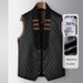 Pulse Men's Vest Autumn Winter White Goose Knitted Collar Warm Youth Sleeveless Down Jacket Inner Wear Can Be Worn Alone_voghion.com