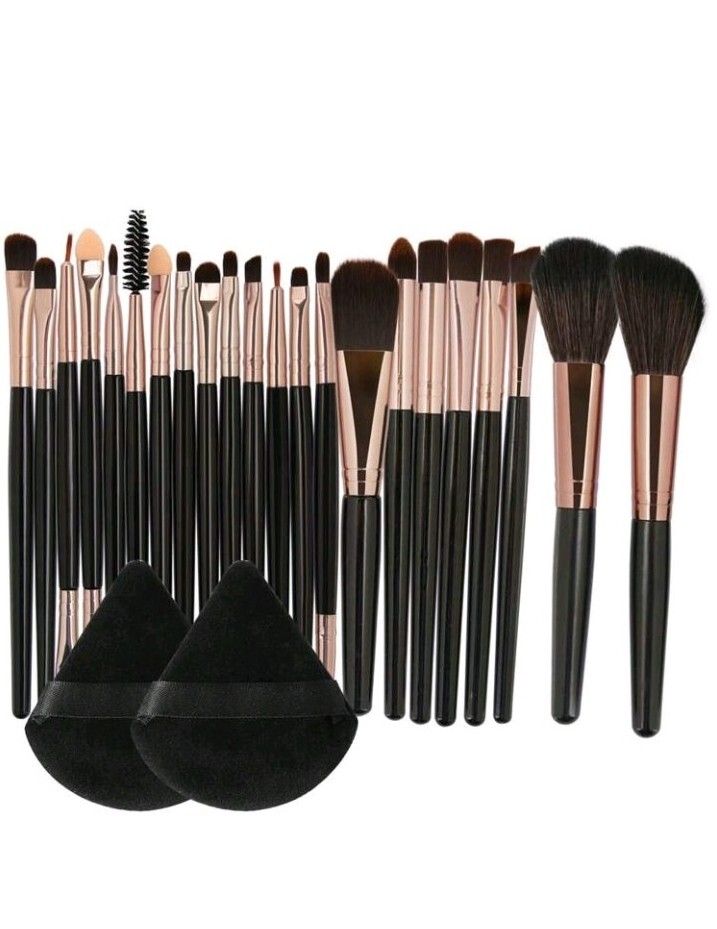 24-teiliges Make-up-Pinsel-Set, hochwertiges Kunsthaar-Lidschattenpinsel-Set,..._voghion.com