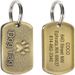 Pet Identification Tag, Personalized Engraving, Bronze Number Plate For Dogs And Cats, Custom Address Indicator, By PawParty Store_voghion.com