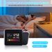 Podofo Table Color Display With Time Projection Digital Alarm Clock Rotatable Weather Station_voghion.com