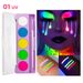 Make-up-Sets Fluoreszierende UV-Gesichtsbemalungspalette Wasserlösliche menschliche Gesichtsbemalungscreme Bühnen-Auftritts-Make-up-Palette_voghion.com