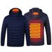 Men's heating cotton-padded jacket electric heating cotton-padded USB electric jacket waistcoat light heating protective clothing_voghion.com