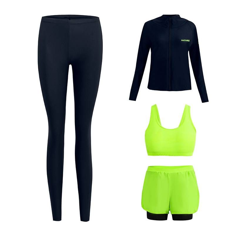 Mute da sub, Sport professionistici da uomo, Costumi da bagno a due pezzi a maniche lunghe con protezione solare, Mute da surf ad asciugatura rapida, Attrezzatura da nuoto_voghion.com