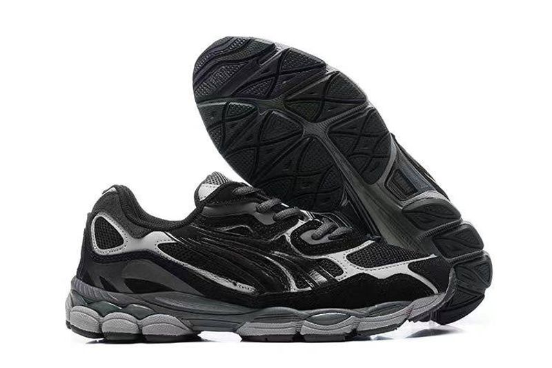 Zapatillas de running de diseño para hombre y mujer, color negro, envío a España_voghion.com