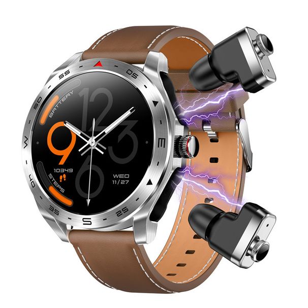 Smartwatch T95 TWS 2 w 1 Bluetooth, monitorowanie zdrowia, monitorowanie snu, tętna, zegarek sportowy_voghion.com
