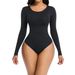 Seamless Shapewear Bodysuit For Women – High-Waisted Tummy Control With Snap Closure (4 Neutral Shades, Full-Length Compression)_voghion.com