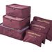 Set di borse portaoggetti da viaggio, set di sei pezzi per riporre i bagagli, borsa portaoggetti impermeabile, set di sei pezzi per riporre i bagagli_voghion.com