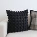 light Luxury Cubic Pillow Living Room Sofa Cushion, Cool Black Bubble Grid Cushion Set,_voghion.com