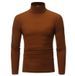 2Pcs Herbst Winter Herren Thermo-Unterwäsche Basic Bottoming Plain T-Shirt Slim Fit Rollkragenpullover Thermo Unterhemd Männliche Tops_voghion.com