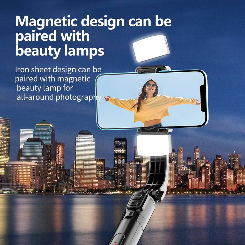 Nuovo stabilizzatore ad asse singolo C08 Gimbal da tavolo per trasmissione in diretta Stabilizzatore portatile per telefono cellulare Universale Anti-vibrazione Riprese stabili_voghion.com