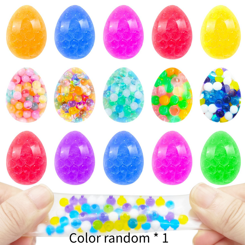 Easter New TPR Vent Water Droplets Egg Squeeze Soft Rubber Adult Squeeze Ball Grape Ball Decompression Toy_voghion.com
