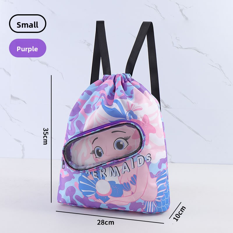 Beach Backpack With Wet/Dry Compartments - Large Swim Gear Bag With Shoe Pocket & Insulated Cooler (Sand-Resistant & Waterproof)​_voghion.com