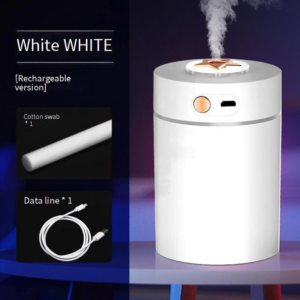 Wireless Portable USB Car Aroma Diffuser With 7-Color LED Night Light, Quiet Mist Humidifier For Home & Vehicle Use_voghion.com