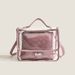 Women's 2025 Spring And Summer New Trend Korean Transparent Quilted Texture Hundred Backpack Schoolbag Casual Daily Fashion Commuter_voghion.com
