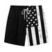 New Men's Shorts Summer Flag Pattern Casual Drawstring Beach Pants Men's Outerwear_voghion.com