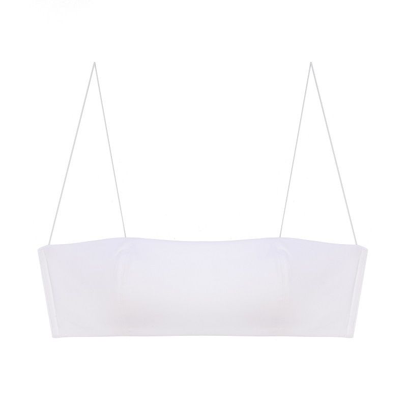 Women's Intimates Smooth And Seamless One Line Bra Without Steel Ring Ultra Thin Shoulder Straps_voghion.com