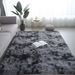 Nordic INS Style Gradient Silk Tie-Dye Foldable Long Wool Carpet Bedroom Bedside Rug /_voghion.com