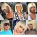 Hot selling HairUGo 613 # Blonde BOB Pruik met Pony Remy Volledige hine Gemaakt Braziliaanse Menselijk Haar Pruiken Voor vrouw_voghion.com