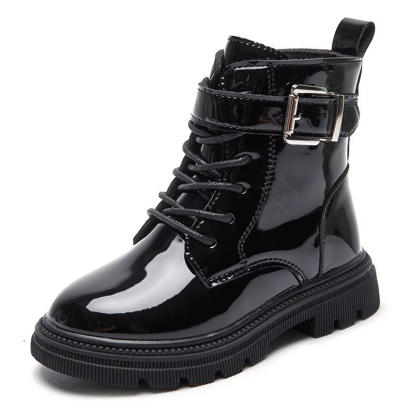 Kinderschuhe Kinder Martin Stiefel Mädchen Lederstiefel neue Modelle für mittlere und große Kinder Baby Leder Kinder kurze Stiefel_voghion.com