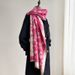 Nuova sciarpa versatile autunnale in imitazione cashmere con fiori per donna, elegante, dolce, piccola e fresca, scialle caldo invernale_voghion.com