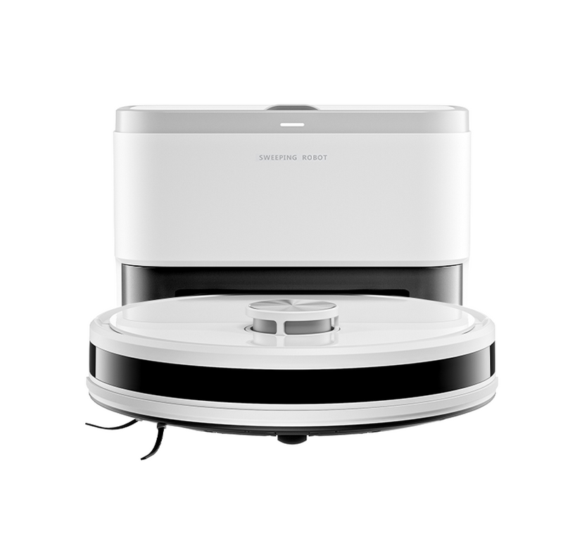 Robot aspirapolvere PSX8D, ricarica automatica, stazione di svuotamento automatico, spazzatrice automatica, durata laser 2,5 ore, potente aspirapolvere antipolvere BLDC55, contenitore polvere 4L_voghion.com