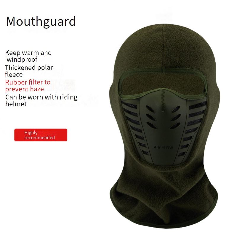 Máscara facial de inverno tipo balaclava para esqui, motocicleta e ciclismo – forro de lã respirável e à prova de vento, tamanho único (várias cores disponíveis)_voghion.com