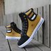 Men's Casual High-Top Sneakers With Lace-Up Design, Breathable PU Upper & Durable Rubber Sole For Running, Walking & Daily Wear (Sizes 39-48)_voghion.com