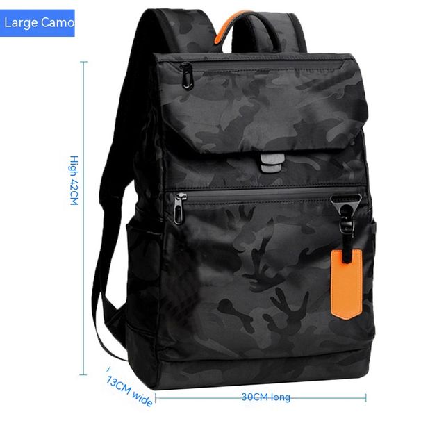 Trendy Casual Waterproof Travel Computer Bag, High Middle School, College Student Backpack, Men's Bag_voghion.com