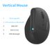 Straight Hair Rechargeable Ergonomic Vertical Office Upright Wireless Dual Mode Mouse_voghion.com