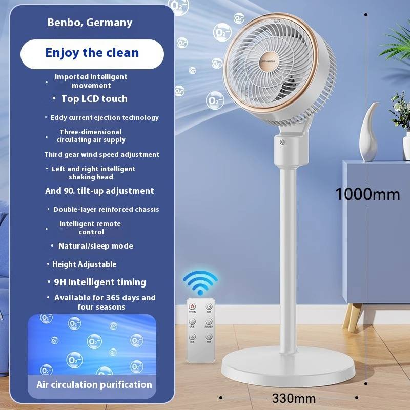 Ultrastille luchtcirculatieventilator - Staande en tafelventilator met hoge snelheid voor thuisgebruik_voghion.com