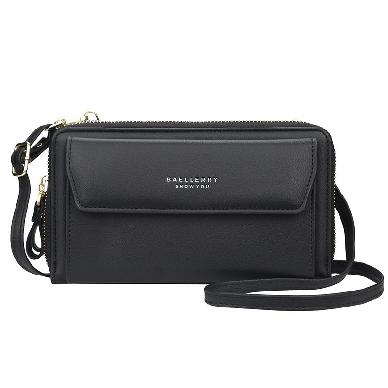 Baellerry neue Damen Umhängetasche koreanische Mode große Kapazität Brieftasche vielseitige Reißverschluss Handytasche Großhandel_voghion.com
