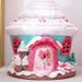 Christmas Decorations Home Luminous Soft Clay Castle House Bread Soil Christmas Shopping Mall Window Decoration Set_voghion.com