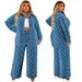 Women’s Plus Size Clothing New Women's Cardigan Tassel Sleeve Long Suit Source_voghion.com