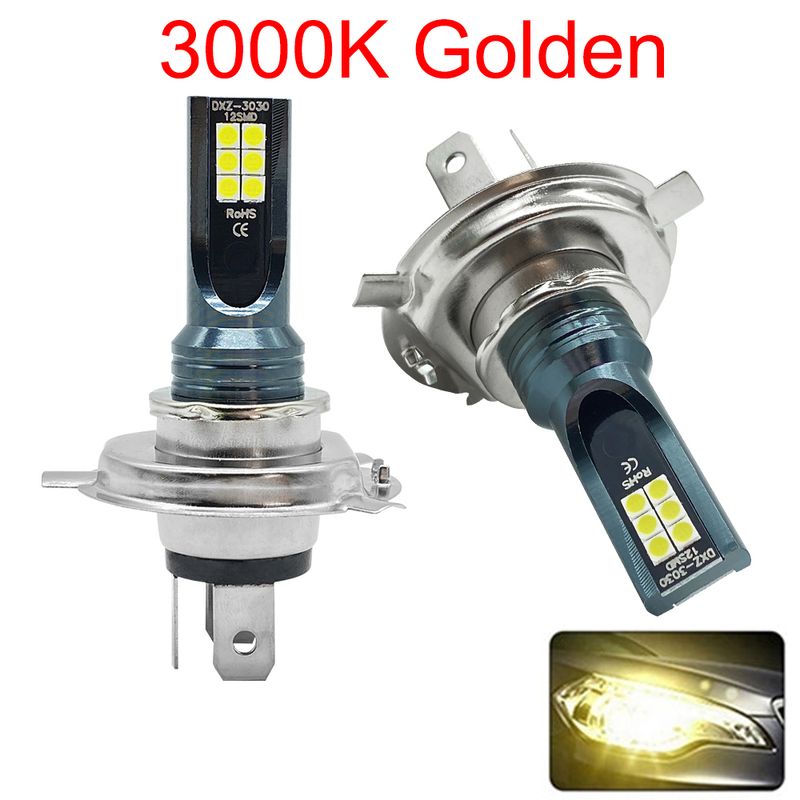 2 pezzi H4 H7 faro LED H11 H8 H9 H10 H1 H3 lampadine fendinebbia per auto 9005 9006 lampade da corsa per guida automatica 12000LM 80W 12V_voghion.com