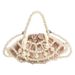 Knitting Children's Women's 2025 Summer New Mini Pearl Baby Girl Handbag Tote Small Bag Fashion Exquisite_voghion.com