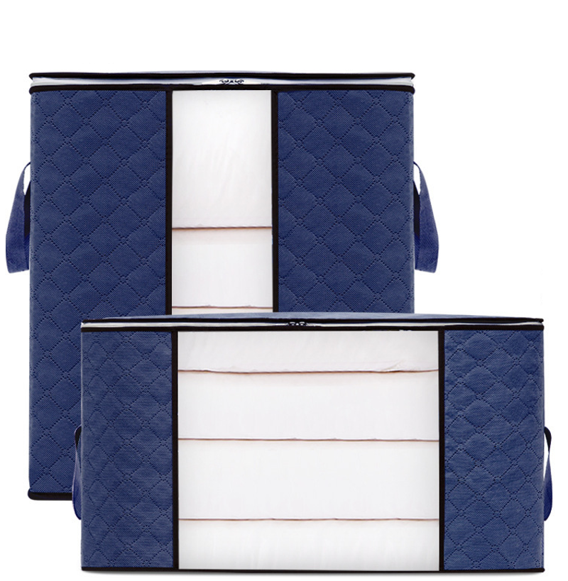 Quilt Storage Bag Luggage Packing Moving Bag Large Capacity Bamboo Charcoal Household Clothes Organizing Bag Cross-border Supply Wholesale_voghion.com
