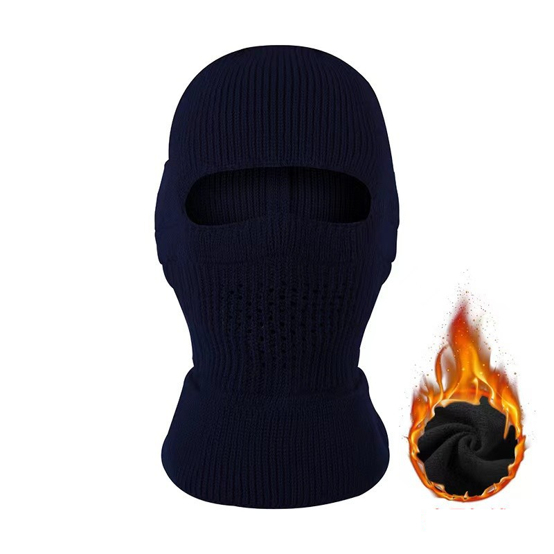 Ballack sets rafa knitting hat winter warm warm breathable cap hat mask_voghion.com