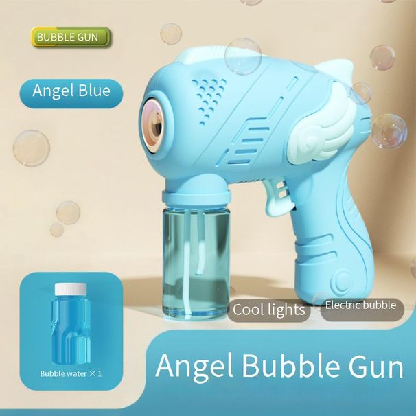 Egylyukú automata Gatling buborékfújó - kézi buborékfújó buborékoldat-pálcával gyerekeknek_voghion.com