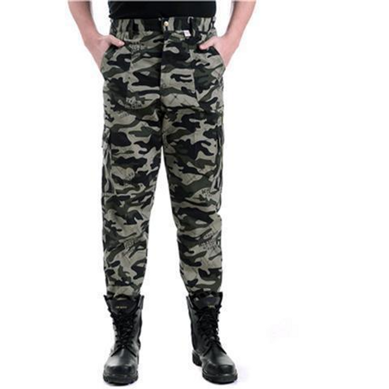 Pantaloni cargo tattici da uomo – Pantaloni da addestramento militare con vestibilità elasticizzata (4/6 tasche, cotone resistente, M-5XL per 40-90 kg)_voghion.com
