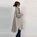 Women's Clothing Spring And Autumn Hot Sale Fashion Stand Collar Zipper Irregular Coat Mid Length Coat_voghion.com