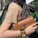 Evening Savette Suede Smooth Leather Handbag Designer Retro Clutch Bag Women Stance Stand Handheld Clamshell Wallet_voghion.com