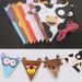Vibrant Animal-Themed Triangle Bunting Flags For Classroom & Party Decorations – 220x233mm Paper Hanging Flags (Set Of 10)_voghion.com