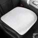 Cojín universal de seda fría para asiento de coche: transpirable, refrescante y absorbente del sudor, diseño dividido en dos piezas para asientos traseros._voghion.com