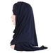 Women's Hats milk silk beaded scarf and hat two-piece set for women fashion patch hijab_voghion.com