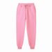 Heren Casual Effen Kleur Lange Sportbroek Volledige Lengte Ademende Jogging Sweatpants Losse Haruku Heren Broeken_voghion.com