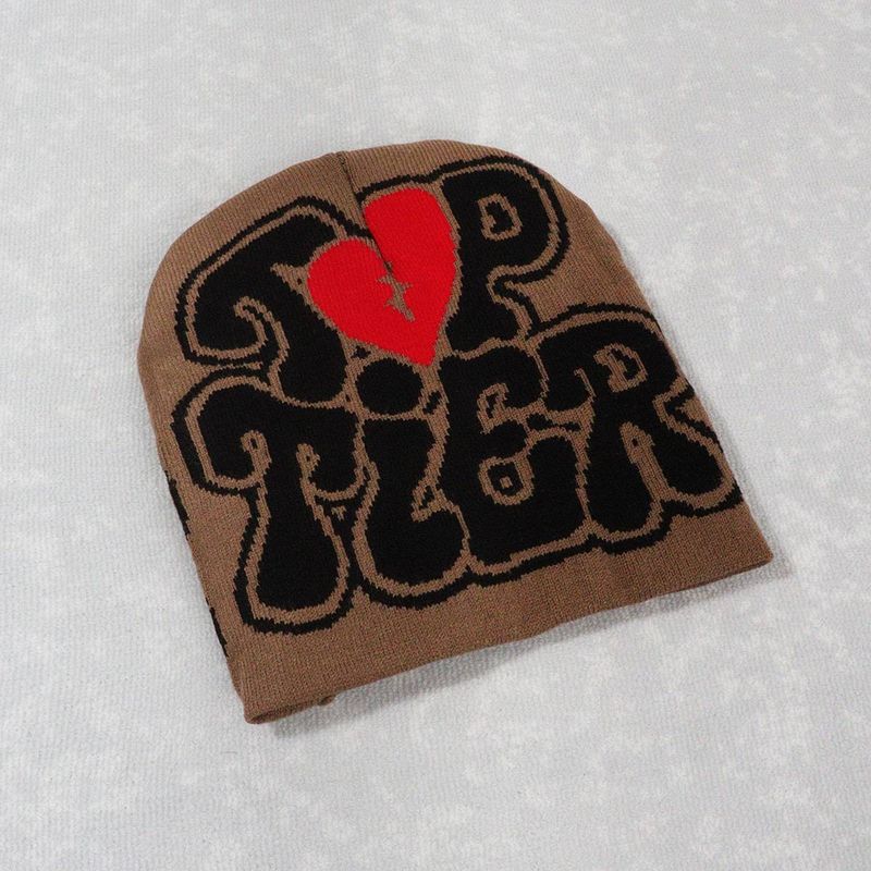 Y2K-Außenhandels-Strickmützen, europäische und amerikanische Mützen, trendige und personalisierte Herren- und Damenmützen_voghion.com