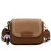 Women's Bags textured crossbody bag with wide shoulder strap fashionable single shoulder small square bag_voghion.com