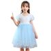Kinderkleidung Prinzessinnenkleid für Mädchen Sommerkleid neu Frozen Kleid Geschenk zum Kindertag_voghion.com